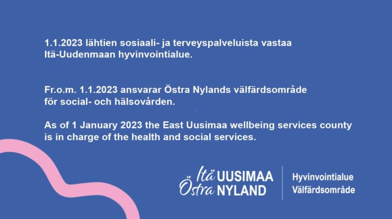 Itä-Uudenmaan Hyvinvointialue Tiedottaa - Lapinjärvi.fi